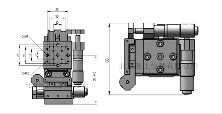 衡工三維平移臺(tái),HGAM302三維平移臺(tái)高精度精密平移臺(tái),衡工HGAM302三維手動(dòng)平移臺(tái),X.Y.Z三軸平移,多自由度組合平移臺(tái)